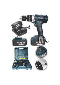 Resim Bulldozer Blueforce 36 V Darbeli Akülü Şarjlı Vidalama Matkap Yeşil 