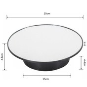 Resim Novahub 25cm Usb Döndürülebilir Ekran Standı, Video Çekim Aksesuarları Pikap Altın Aynalı 