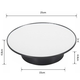 Resim Novahub 25cm Usb Döndürülebilir Ekran Standı, Video Çekim Aksesuarları Pikap Altın Aynalı 