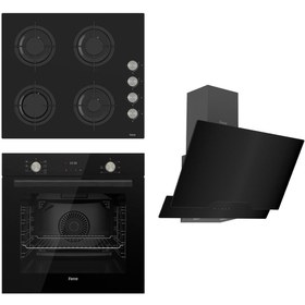 Resim Ferre Flowart Serisi Siyah Set (cs205 + Qms63cs +d063 ) 