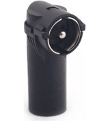 Resim Xindoker Oto Radyo Anten Adaptörü - Dın'den Iso'ya Dönüştürücü, Yeni Radyo Montajı İçin, Kesme/söyleme Gerektirmez, Siyah Plastik-krom Kapaklı 