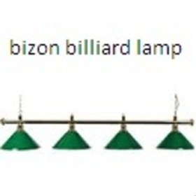 Resim bizon Bilardo Masası 4lü Mavi Aydınlatma Seti 