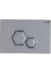 Resim Creavit Dia Gömme Rezervuar Kumanda Paneli Mat Gp6003 Krom 