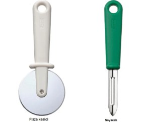 Resim IKEA Uppfylld Pizza Kesici + Yeşil Soyacak 1 Rer Adet DFITSET02 