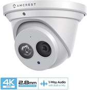 Resim Amcrest UltraHD 4K (8MP) Outdoor Security IP Turret PoE Camera No Name