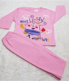 Resim Candysbebe Pembe Bebek Pijama Takım 0-8 Ay Pembe 