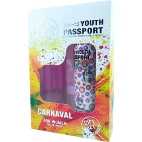 Resim Youth Passport Carnaval Kadın Parfüm EDP 75 ML + Deodorant 150 ML 