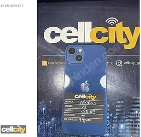 Resim Apple iPhone 13 İkinci El TR | 128 GB | Mavi 