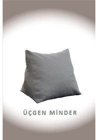 Resim Dekosoy Üçgen Minder Açıkgri 