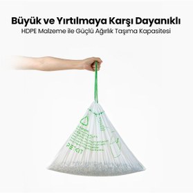 Resim Petkit Max, Max 2, Max Pro Ve Max Pro 2 Modelleri İçin Dayanıklı Çöp Torbası 5 Li 