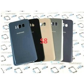 Resim Samsung Galaxy S8 Arka Pil Batarya Kapağı (Cam) 