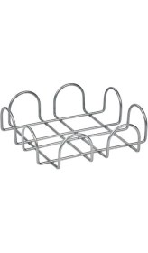 Resim Edora Home Gümüş Masa Üstü Metal Paslanmaz Dört Element Peçetelik, Lüks Sunum 