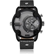 Resim Sones Fngeen 4006 Erkek Trend Su Geçirmez Kuvars Saat Beyaz Çelik Siyah Yüzey 