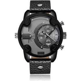 Resim Sones Fngeen 4006 Erkek Trend Su Geçirmez Kuvars Saat Beyaz Çelik Siyah Yüzey 