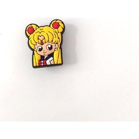 Resim Sailor Moon Terlik Ayakkabı Süsü Silikon Kız Erkek Aksesuar 1 Ade 