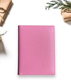 Resim Deri Bloknot-Saffiano şeker pembe 