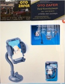 Resim Carub Telefon Tutucu Spiralli Vantuzlu Vakum 