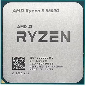 Resim Amd Ryzen 5 5600g Tray 3.9 Ghz 6 Çekirdek 19mb Cache Am4 7nm Kutulusuz Fansız İşlemci 