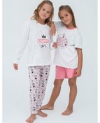 Resim For You Kids 4 Lü Hero Girl Desen Pembe Pijama Takımı Diğer