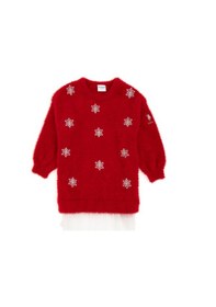 Resim U.s. Polo Assn. Kız Çocuk Kırmızı Elbise Triko 50316830-vr030 Kırmızı 