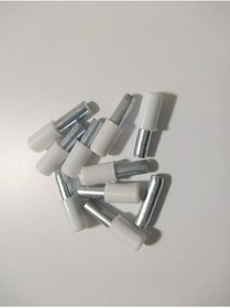 Resim LAÇİNOK TİCARET Metal Başlı Raf Pimi Beyaz ( 100 Adet ) 