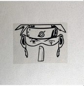 Resim Siyah B-19x13.5 Cm-araba Çıkartmaları Hatake Kakashi Anime Yansıtıcı Dekorasyon Ön Cam Pencere Tampon Gövde Motosiklet 