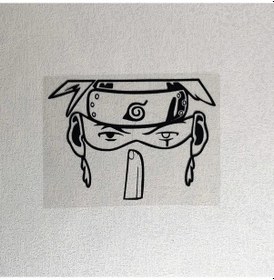 Resim Siyah B-19x13.5 Cm-araba Çıkartmaları Hatake Kakashi Anime Yansıtıcı Dekorasyon Ön Cam Pencere Tampon Gövde Motosiklet 