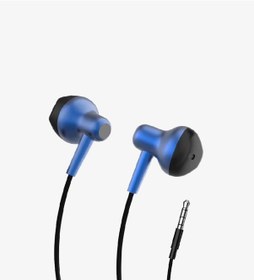 Resim Linktech Süper Bass Kablolu Kulaklık , Linktech H677 Mavi Mikrofonlu Metal Kablolu Kulaklık , Premiu Universal 