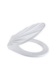 Resim Buffer Desenli Şık Ergonomik Rahat Beyaz Renk Klozet Kapağı Çok Renkli 