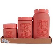 Resim Herevin 171601-802 Desenli Kavanoz Seti 3'lü (425-660-1000 ML) 