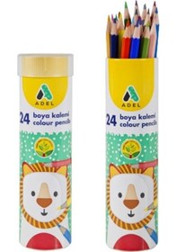 Resim Adel Kuru Boya Kalemi Metal Tüp 24 Renk 