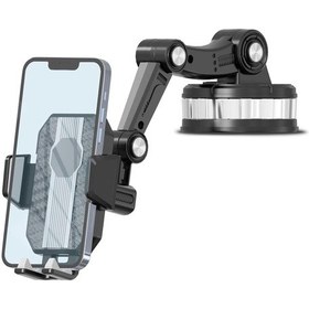 Resim Kingma 360 Dönebilen Vakumlu Torpido Ve Cam İçin Araç Içi Telefon Tutucu - 