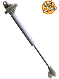 Resim Badem10 Std Frenli Ayarlanabilir Dolap Kapak Gazlı Amortisörü Pistonu Kapak Kapağı Hidroliği (27 CM 100NT) 
