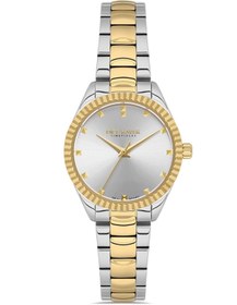 Resim Dice Kayek DK.1.AG1402.03 Çelik Kordon Çelik Kasa 5 ATM Suya Dayanıklı Metalik-Altın Renk Kadın Kol 