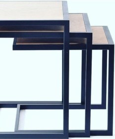 Resim Zigon Zlf 3Lü C Model Metal Transmisyon Çelik Siyah Fırın Boya Md 