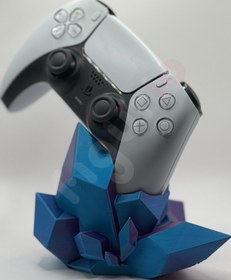 Resim figurio PS5 Joystick Standı Kristal / PS5 Kol Tutucu / Dualsense Standı / Çift Renk 