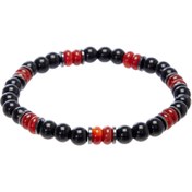 Resim Siyah Onix-Akik Erkek Bileklik - E1BLK0410451-D62 
