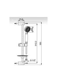 Resim Sürgülü Duş Seti Krom Kaplama Diğer 