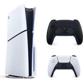 Resim Sony Playstation 5 slim Cdli versiyon + 2.kol Dualsense Siyah ( İthalatçı Garantili ) 