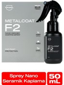 Resim Nasiol Metalcoat F2 Araç Sprey Nano Seramik Kaplama ve Boya Koruma-1 Yıl Dayanım-50ml-Su,Leke İtici 