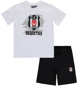 Resim Civil Boys Beşiktaş BJK Armalı 3-13 Yaş Takım - Beyaz - Beyaz&Siyah / 13-14 Yaş 