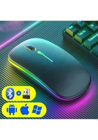 Resim Raynox Rx-m208 Kablosuz Bluetooth Ve Usb Mouse - Siyah 001 