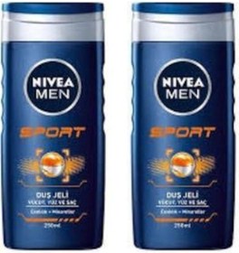Resim Nivea Men Sport 2'li Saç & Yüz Ve Vücut Jeli 250 ml 