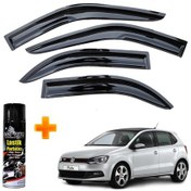 Resim Vw Polo Mügen Cam Rüzgarlığı Hb 2010-2017 Arası 4 Lü Takım +500ml Lastik Parlatıcı 