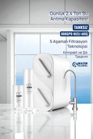 Resim Su Arıtma Cihazı Direkt Akışlı Tanksız | 800 GPD Tanksız • 5 Aşamalı (Üreticiden) 