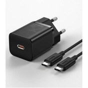 Resim Baseus 25w Hızlı Şarj Başlığı Ve 1 Mt Type C Şarj Ve Data Kablosu, Telefon Ve Pc Şarj Aleti 