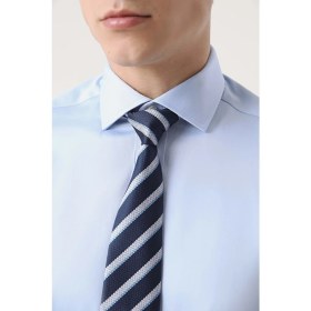 Resim D'S Damat Ds Damat Regular Fit Mavi Düz Gömlek 4HE02DY05025M 