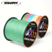 Resim XSUIPEY 12-Dalgalı PE Balıkçılık İpi 100/300m Yeşil - Ultra-Güçlü, Pürüzsüz & Esnek Örgülü İp Büyük Balıklar İçin, Tuzlu/Tatlısu Kullanımı - Balıkçılar İçin İdeal Hediye, Görünür Güç Göstergeli, Yüksek Dayanıklı Malzeme, Profesyonel Balıkçılar 