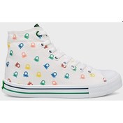 Resim Benetton Bn-30185 Bayan Spor Ayakkabı BN-30185-R0198 Beyaz 