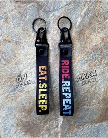 Resim NIFF Motosiklet Otomobil Anahtarlık (ön arka baskılı 1 Adettir) 